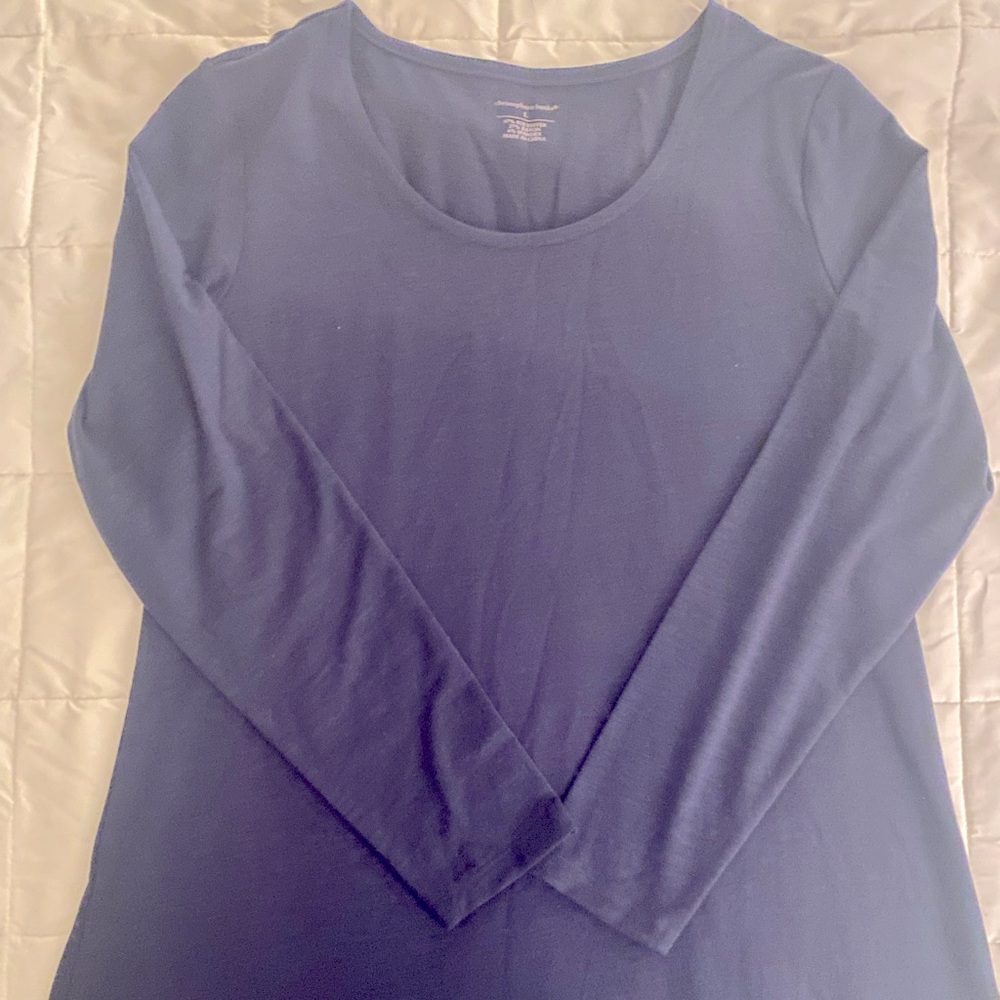 Ladies navy blue tunic top